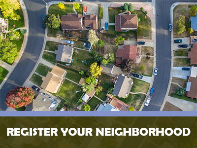 register your neighborhood